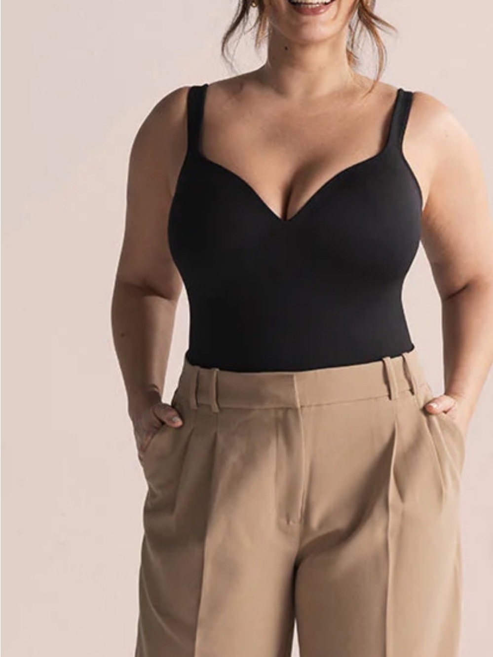 Shapermint White Sweetheart Built-In Bra Shaper Cami - Picture 5 of 12